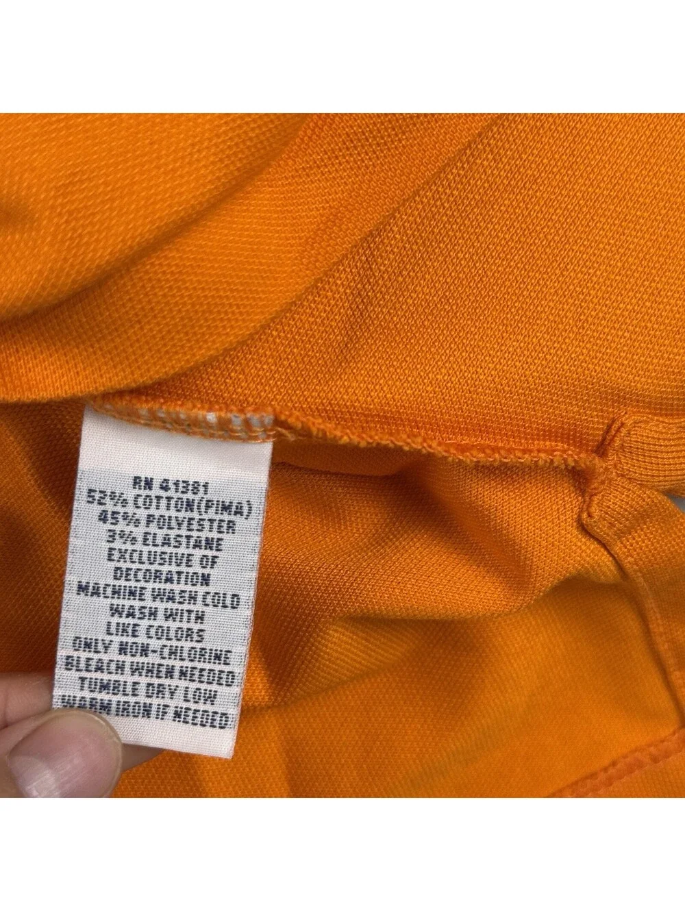 Polo Golf Ralph Lauren Men’s Orange Performance Polo Shirt Size M Pima Cotton